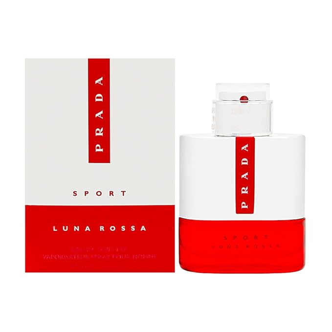 Prada Prada Luna Rossa Sport Eau De Toilette Spray, 3 Variations 1.7oz, 3.34oz, 3.38oz.
